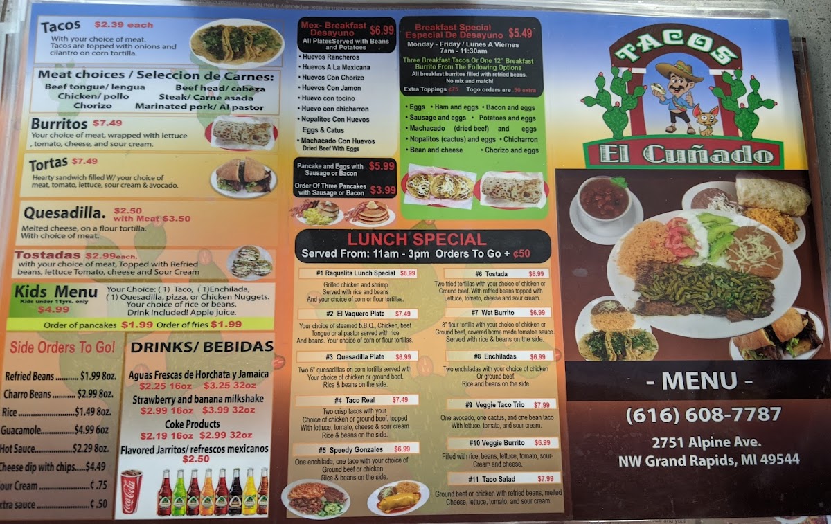 Tacos El Cunado Menu - Image 3